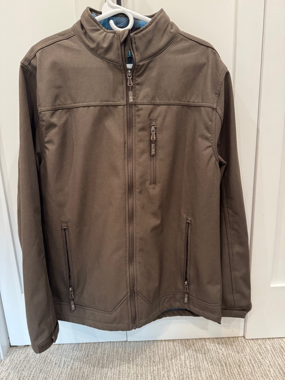 Men's Cody James Brown Softshell Full-Zip Jacket